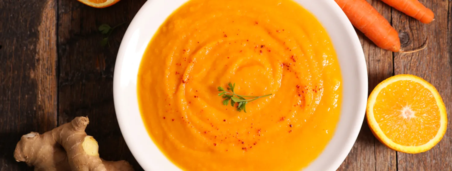 Gesunde Karotten - Ingwer - Suppe cover image
